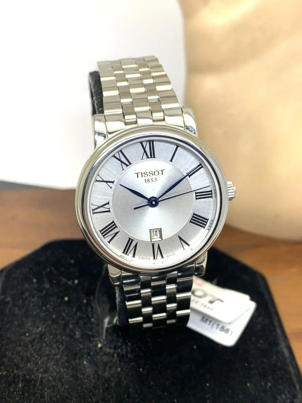 Tissot Women's Watch Swiss Quartz Silver Roman Dial 30mm Steel T1222101103300